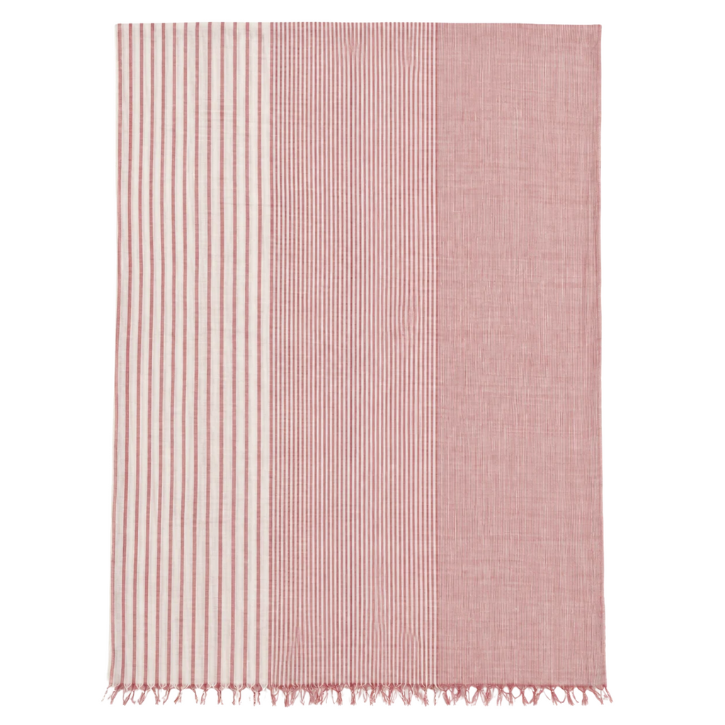 Sciarpa Righe Progressive in Cotone 70 × 160 cm 18-1 Milano