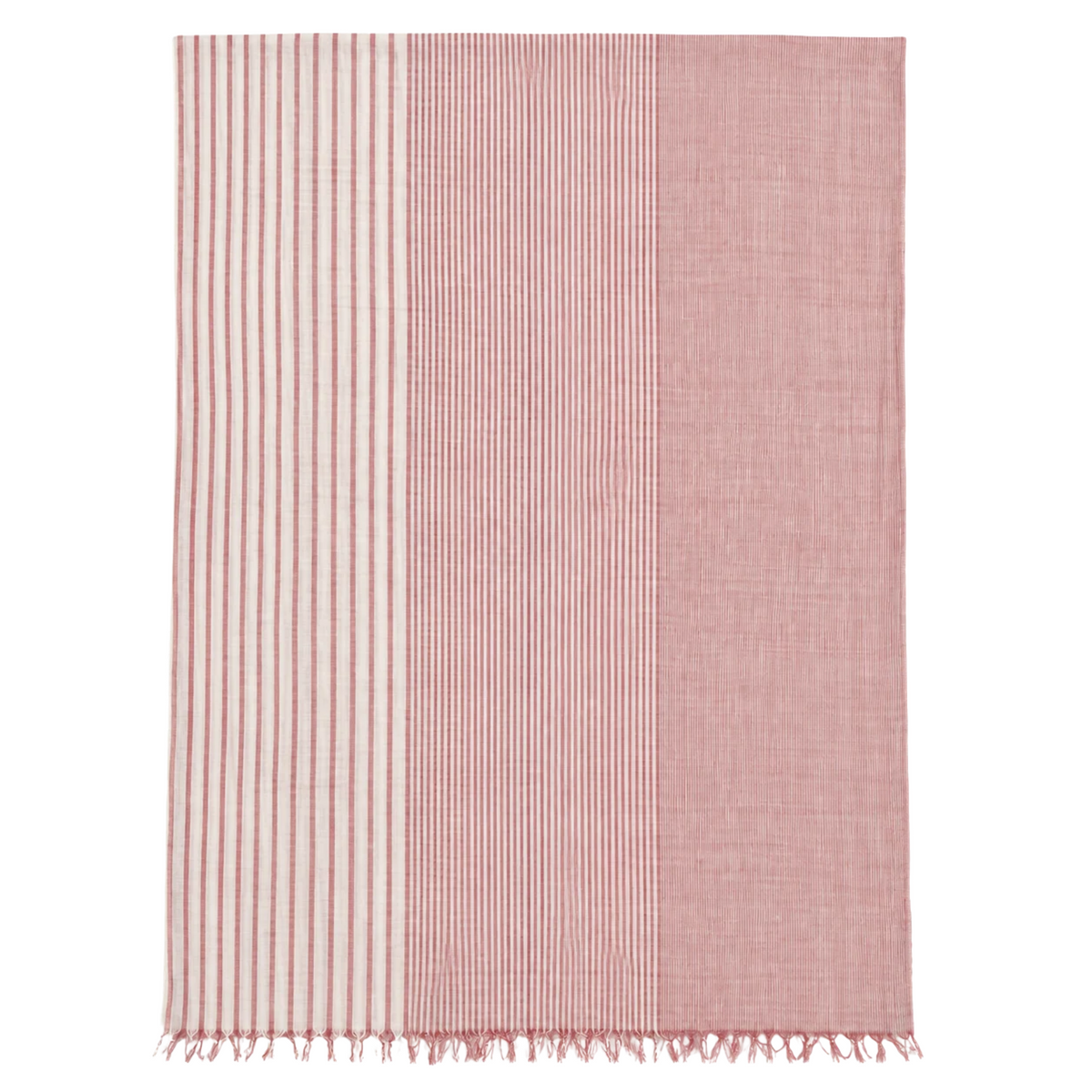 Sciarpa Righe Progressive in Cotone 70 × 160 cm 18-1 Milano