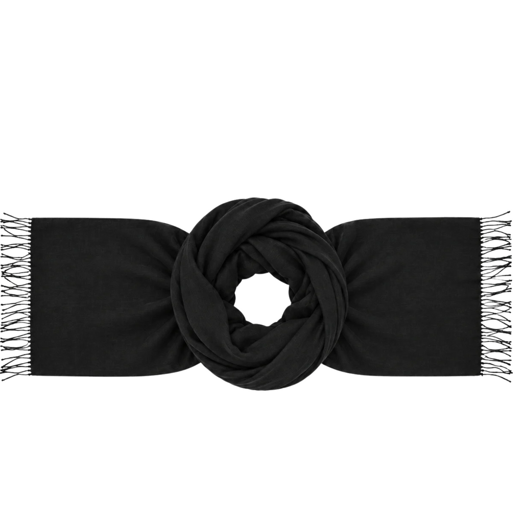 Sciarpa Donna Tinta Unita con Frange