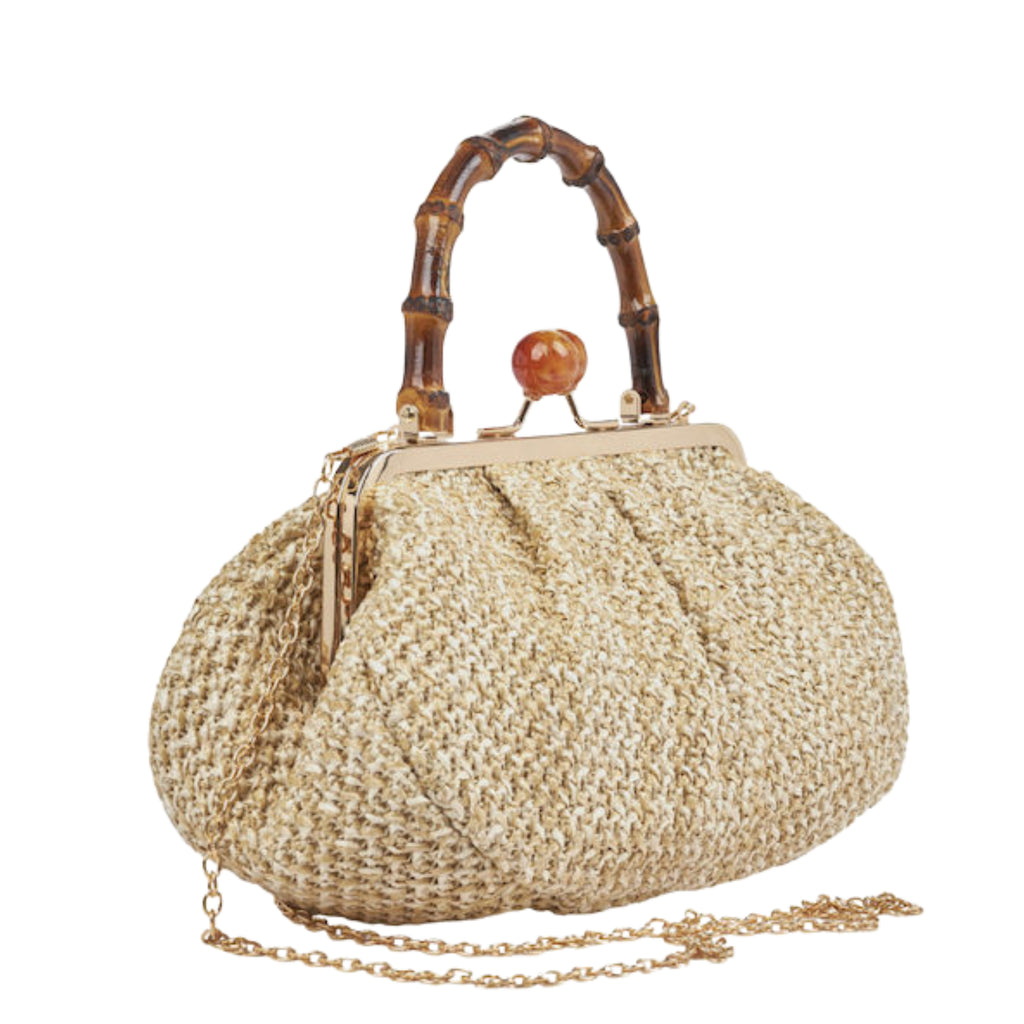 Borsa a mano Bambù - Verde Fashion