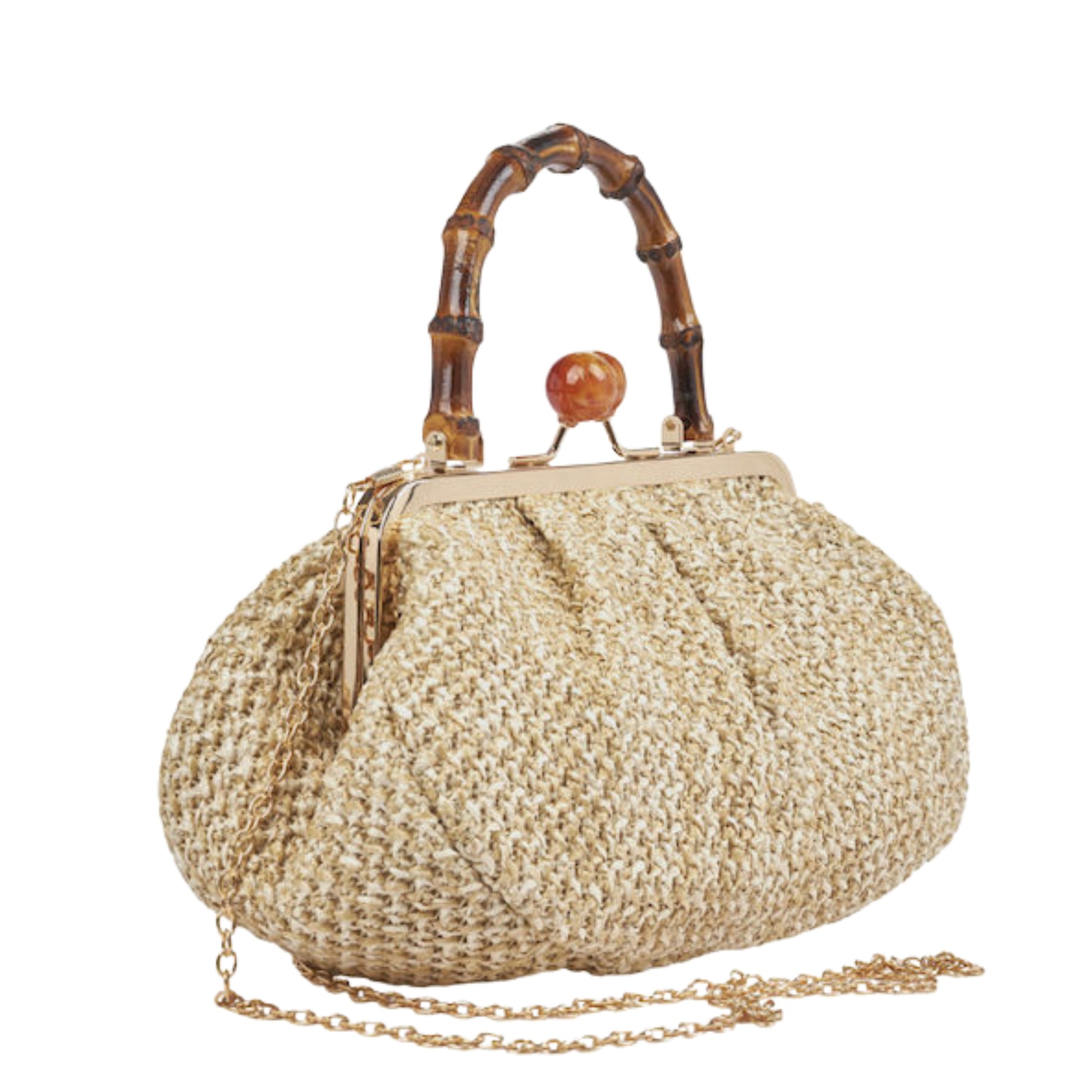Borsa a mano Bambù - Verde Fashion