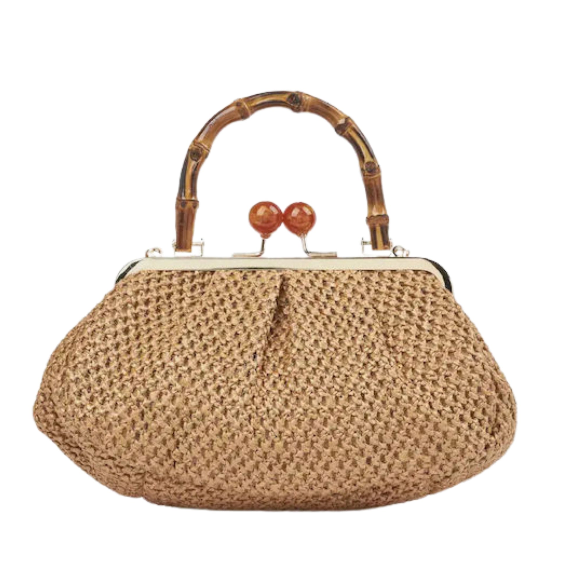 Borsa a mano Bambù - Verde Fashion