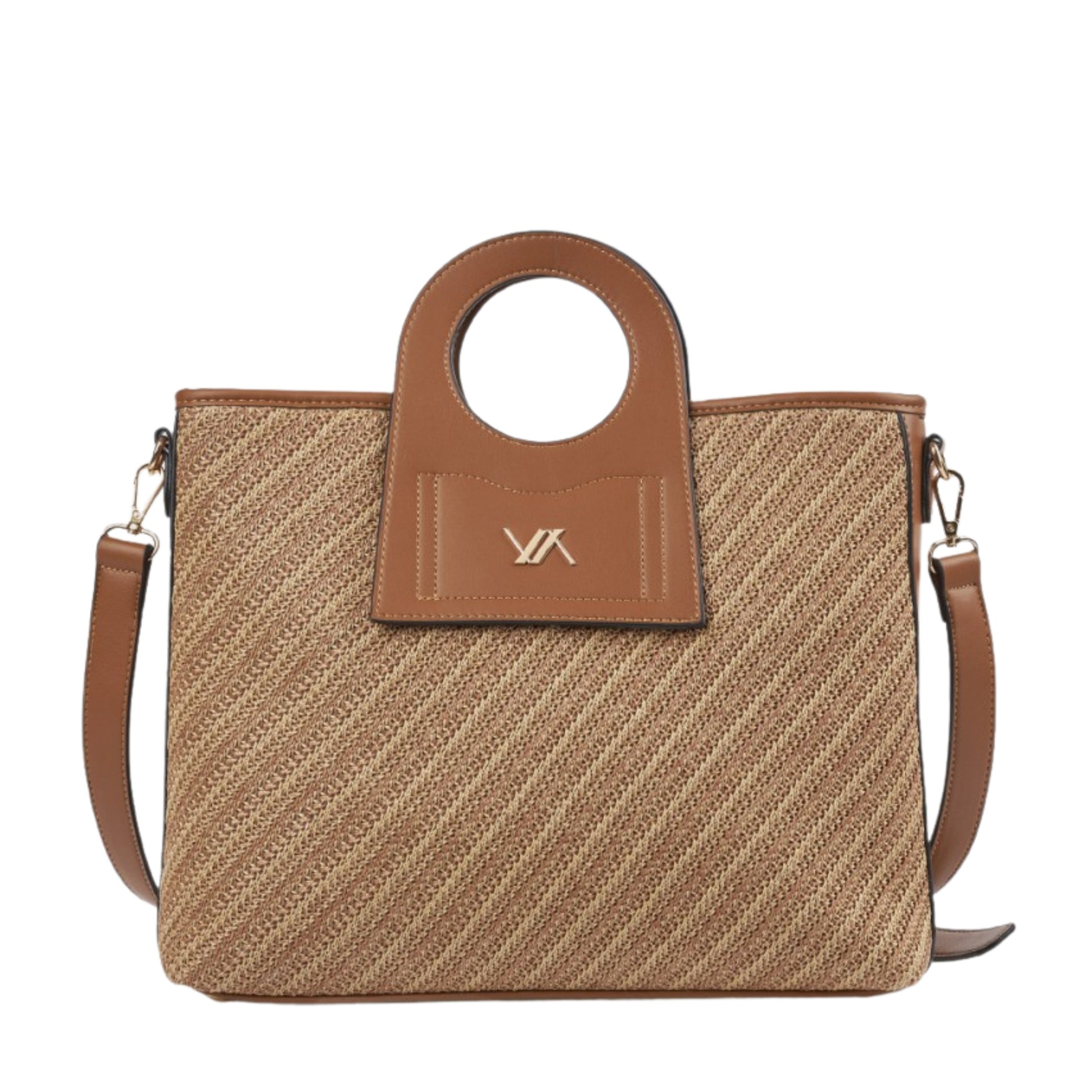 Borsa a mano Natural - Verde Fashion