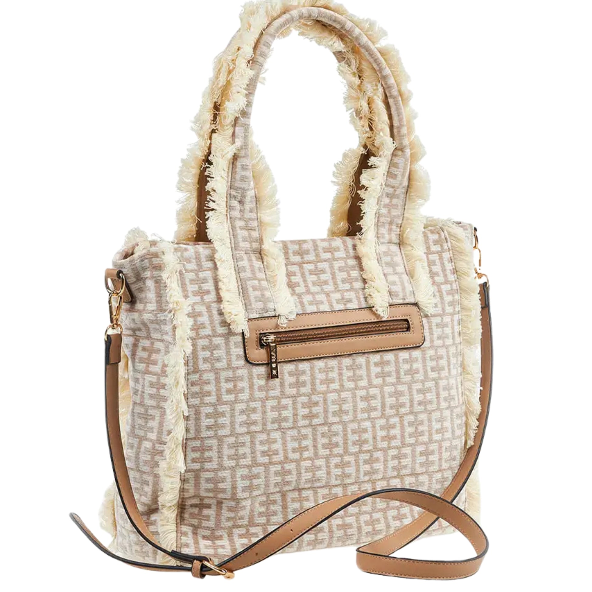 Borsa in Tweed - Verde Fashion