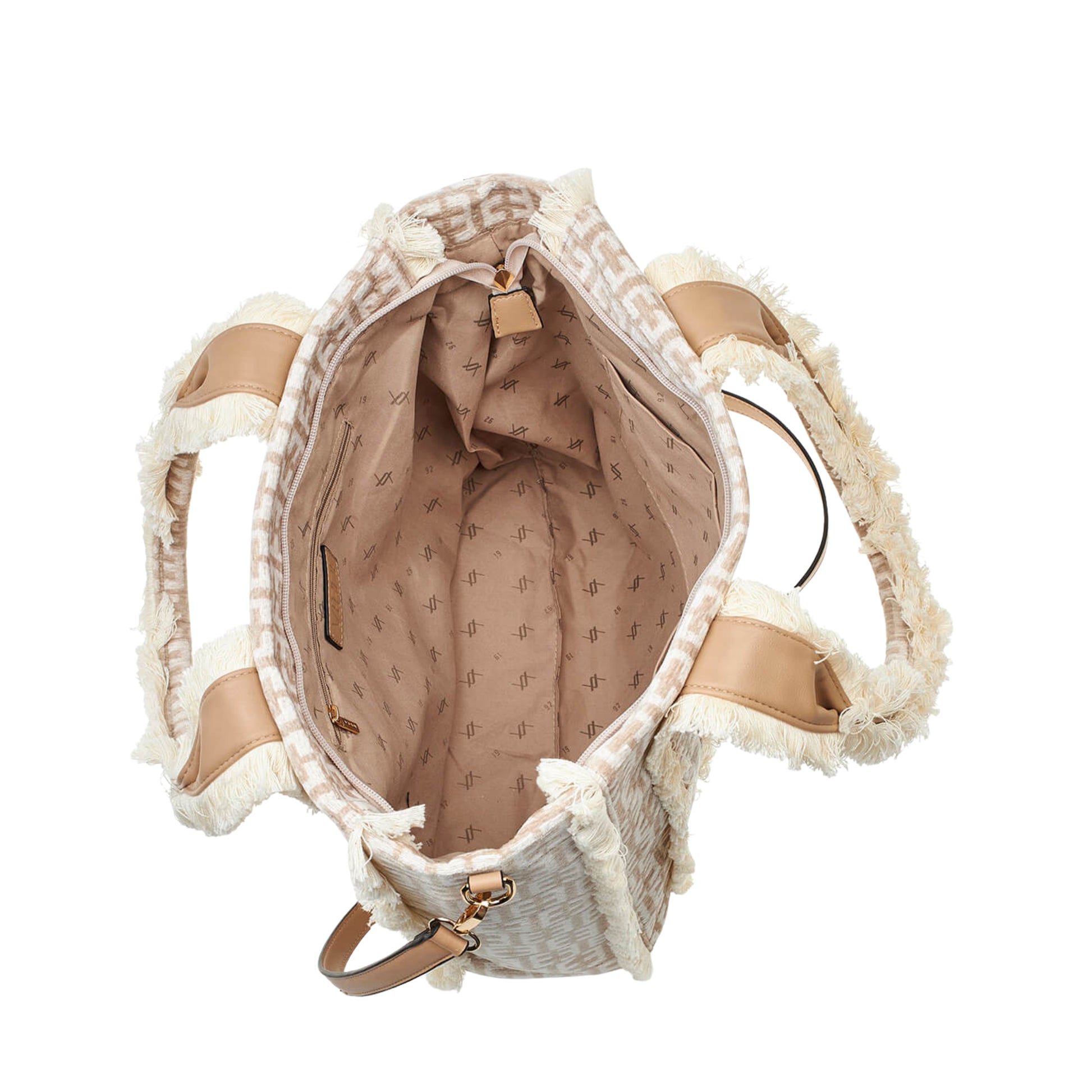 Borsa in Tweed - Verde Fashion