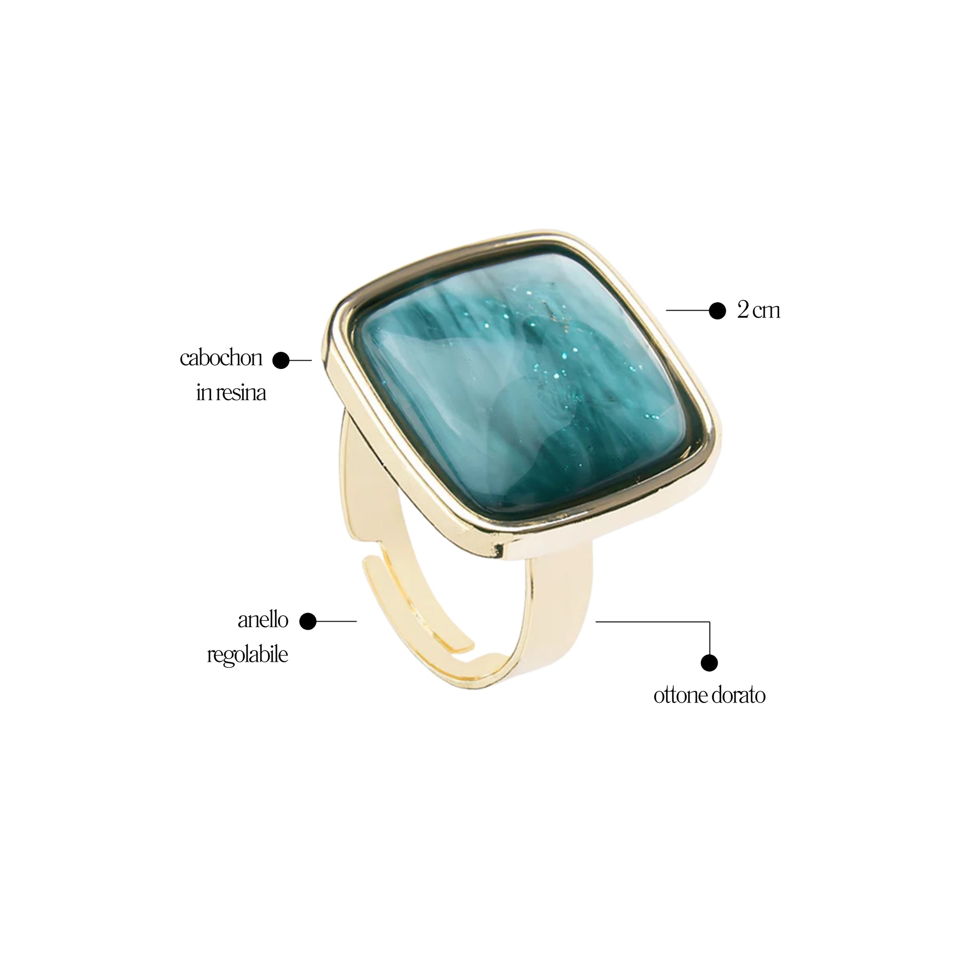 Anello Glitter - You B'jou by Barbieri
