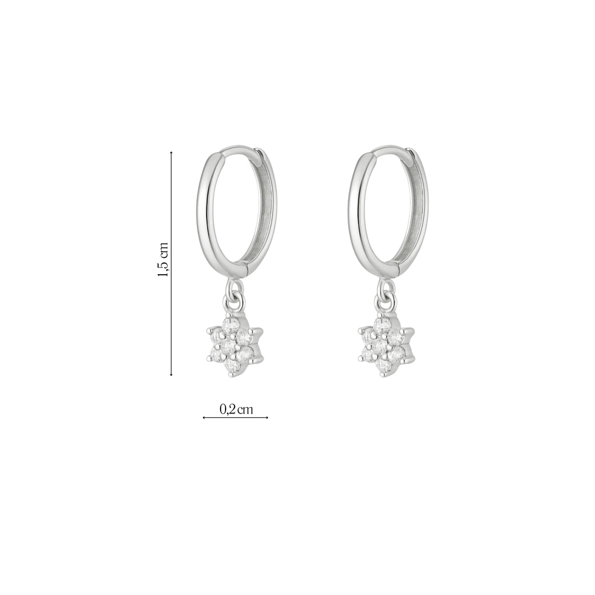 Coppia Di Orecchini_Argento 925 "FIORE"