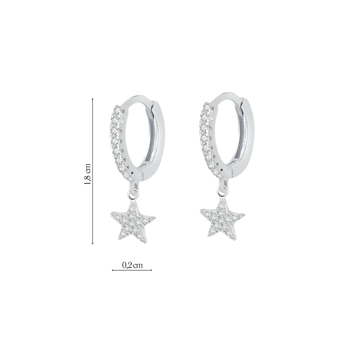 Coppia Di Orecchini_Argento 925 "STELLA"