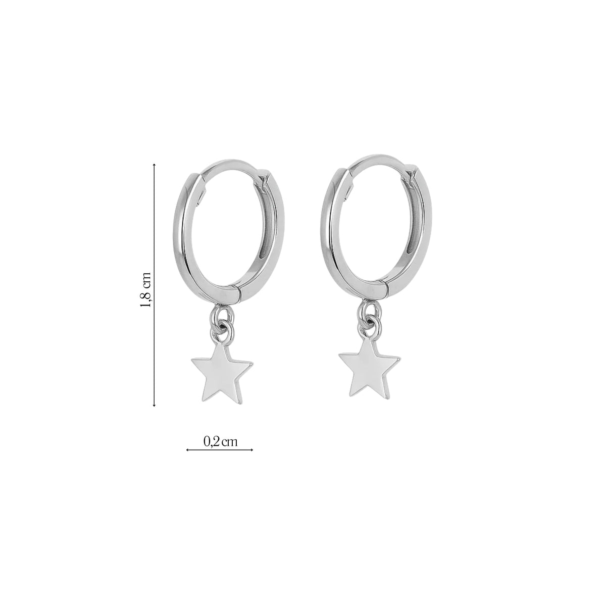 Coppia Di Orecchini_Argento 925 "STELLA"