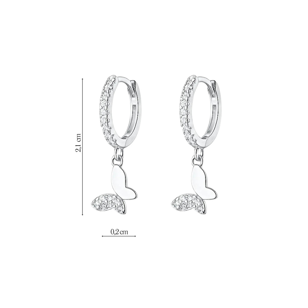Coppia Di Orecchini_Argento 925 "FARFALLA"