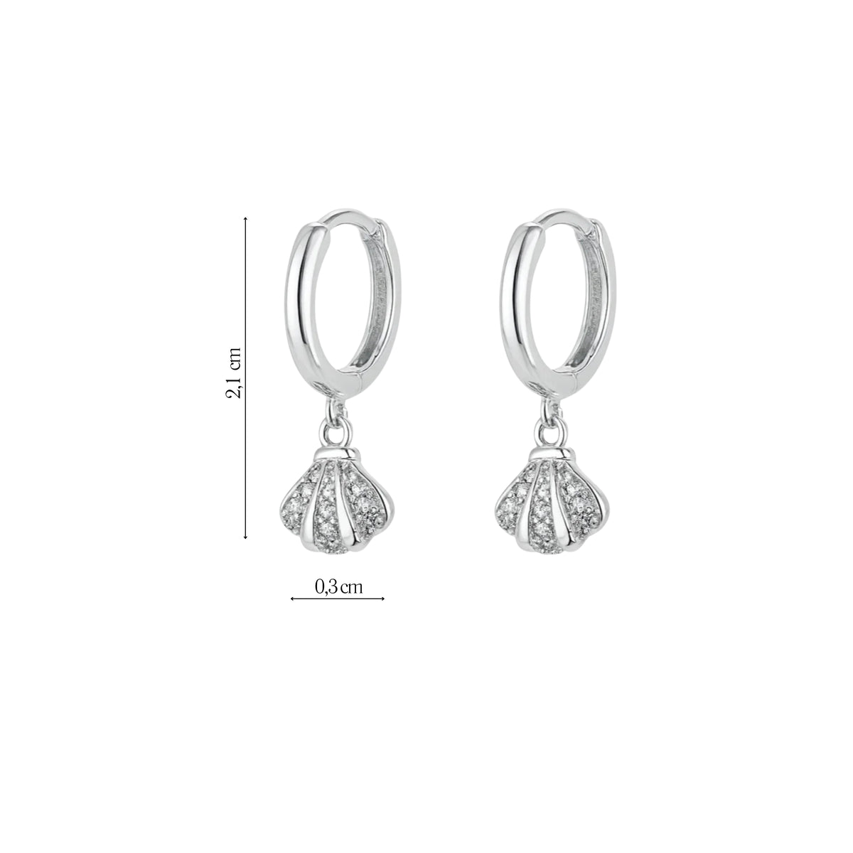 Coppia Di Orecchini_Argento 925 "CONCHIGLIA"