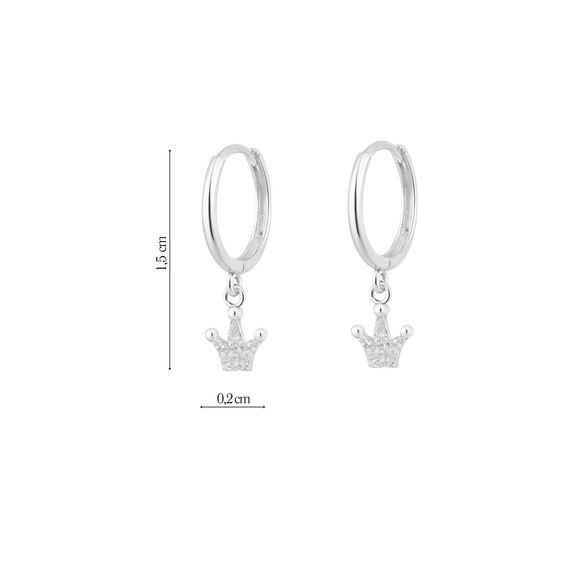 Coppia Di Orecchini_Argento 925 "CORONA"