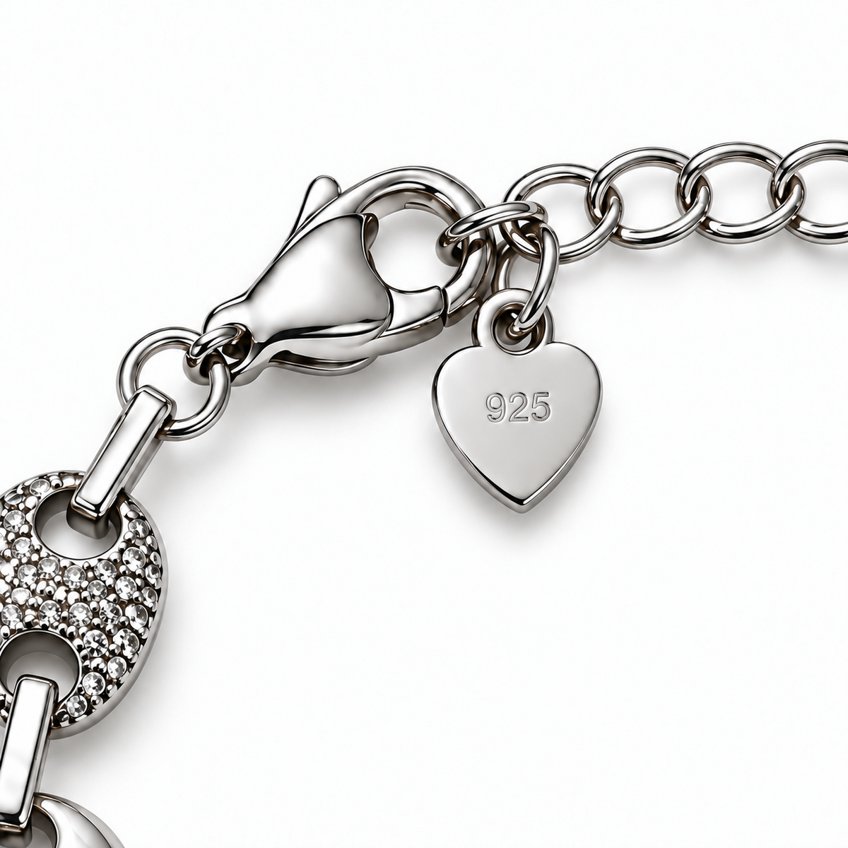 Bracciale con Linguette in Argento 925