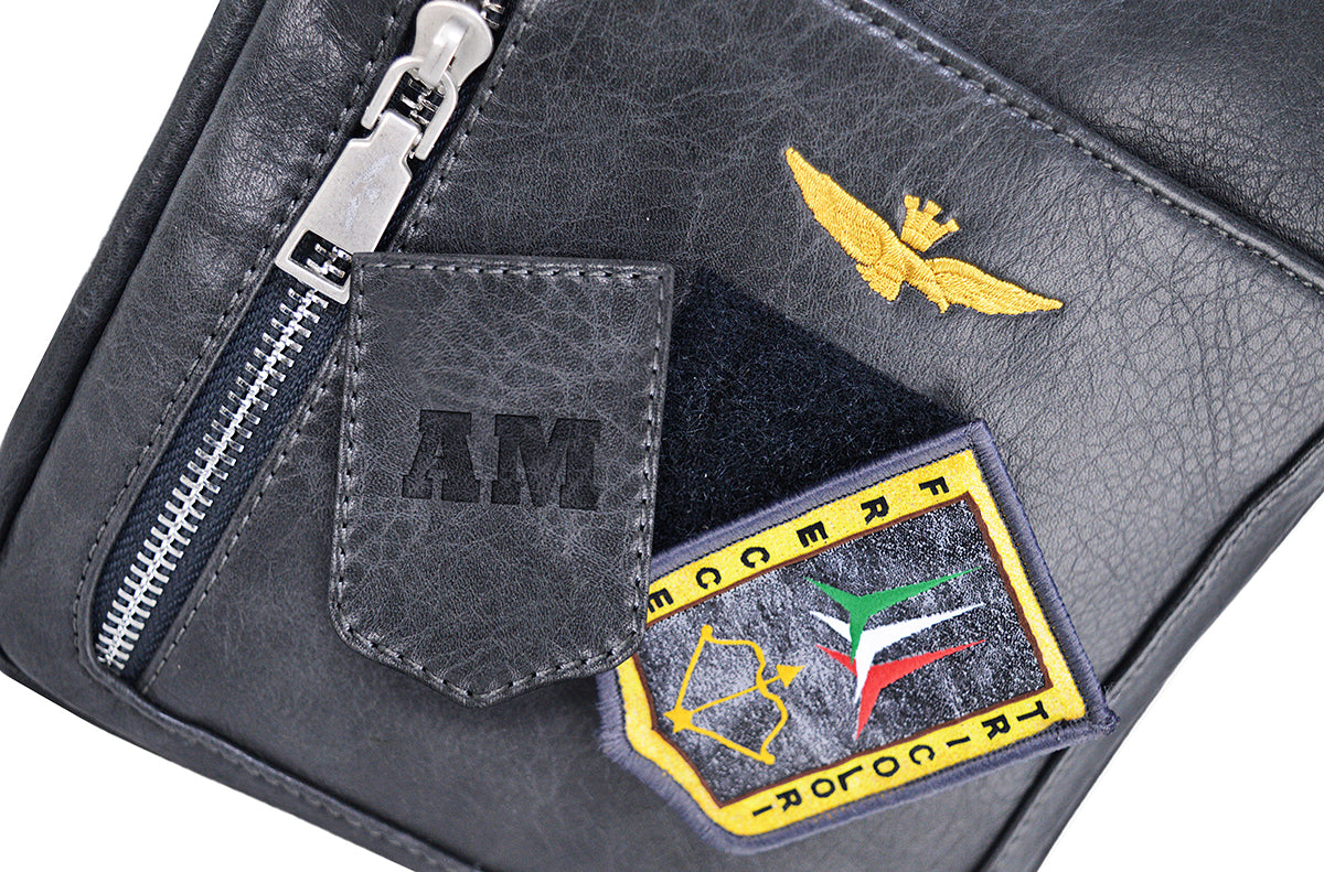 Tracolla Piccola Aeronautica Militare AM470 Pilot in ecopelle