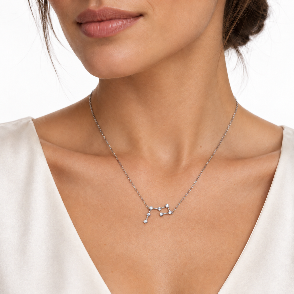 Collana Zodiaco Toro in Argento 925