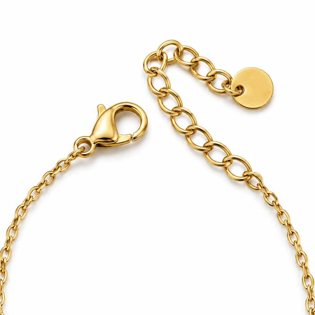 Bracciale nodo a catena in acciaio inox