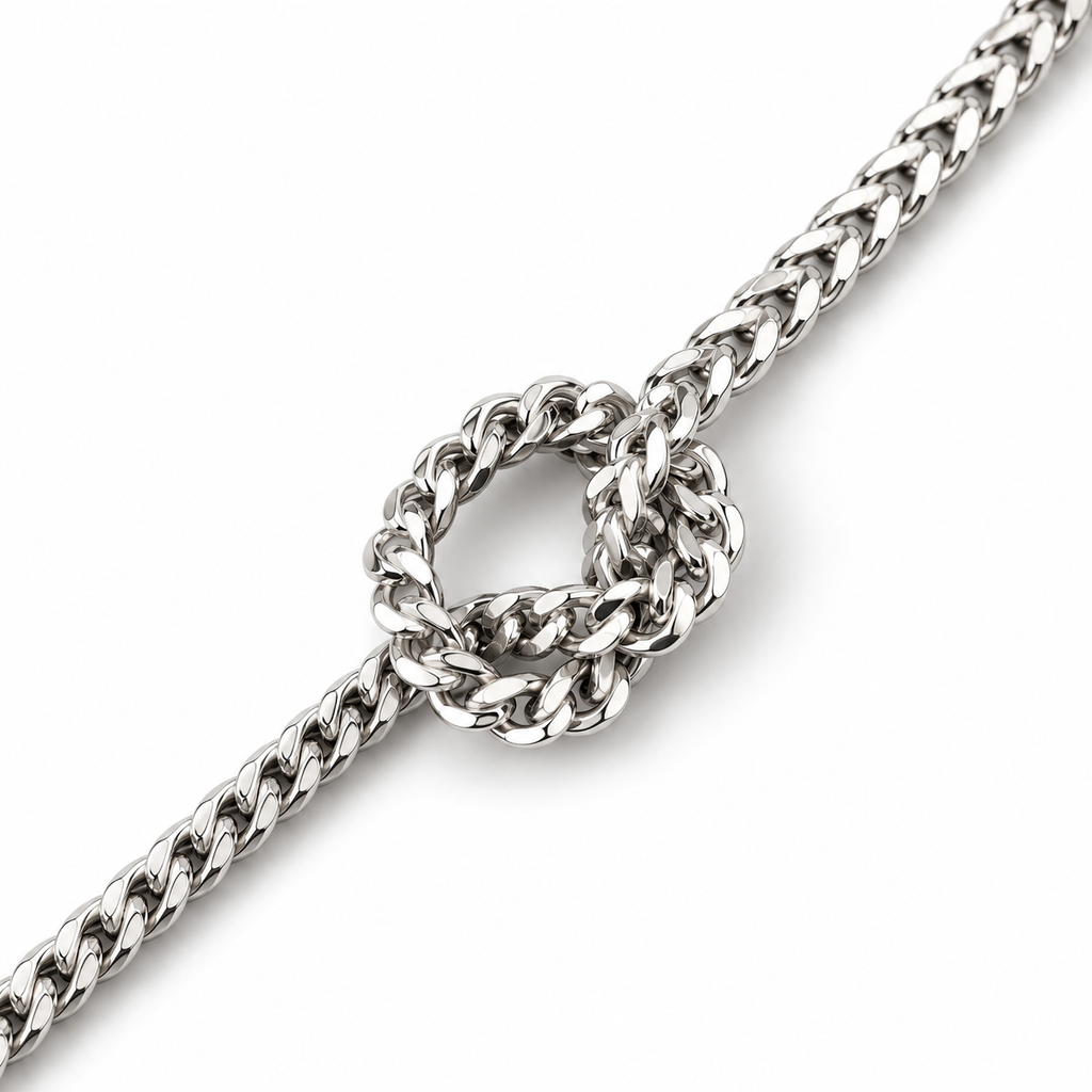 Bracciale nodo Grumetta Acciaio Inox
