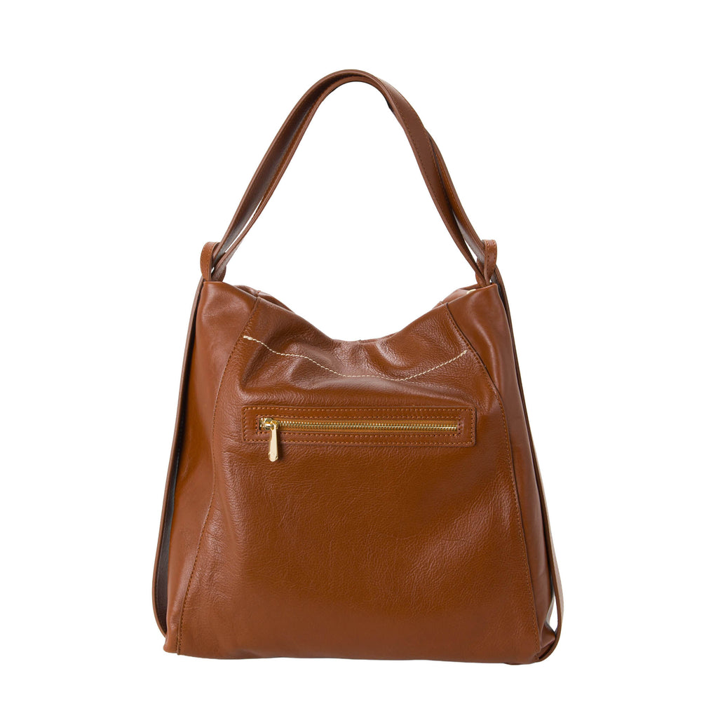 Borsa Zaino Pelletteria Veneta Bronzin in vera pelle