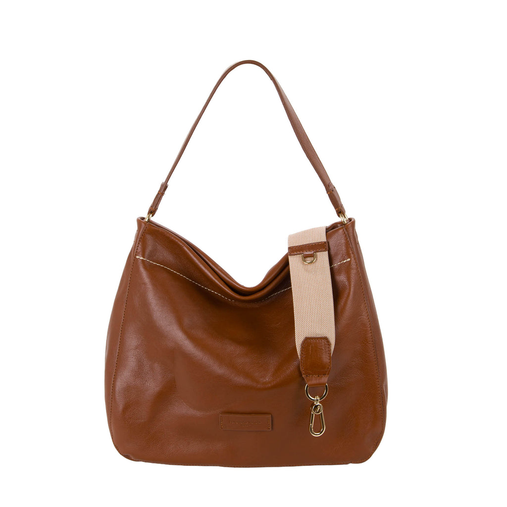 Borsa a spalla Pelletteria Veneta Bronzin in vera pelle