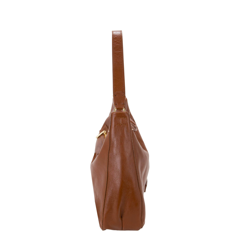 Borsa a spalla Pelletteria Veneta Bronzin in vera pelle