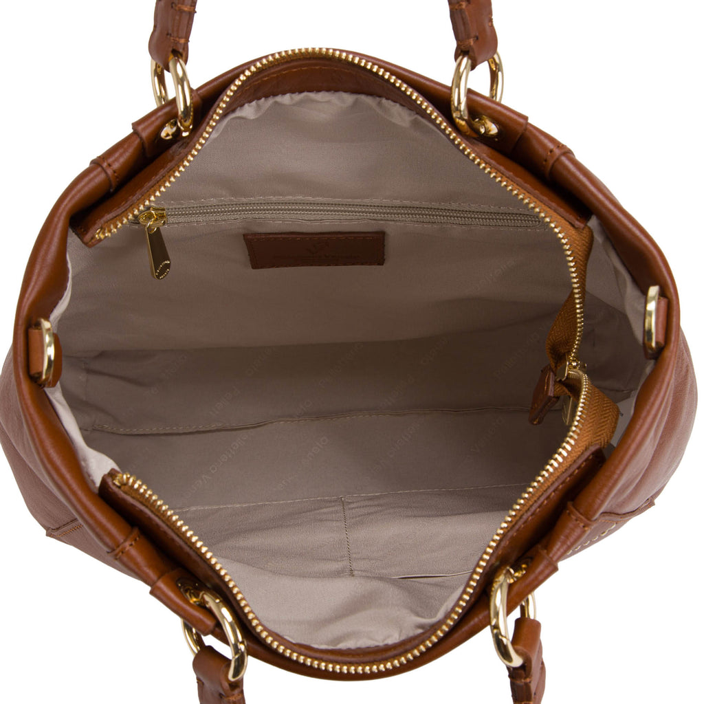 Borsa a mano Pelletteria Veneta Bronzin in vera pelle