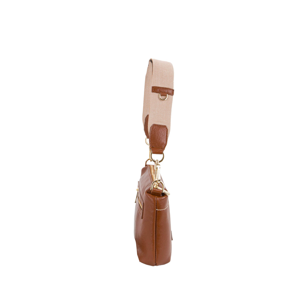 Borsa a tracolla mini Pelletteria Veneta Bronzin in vera pelle