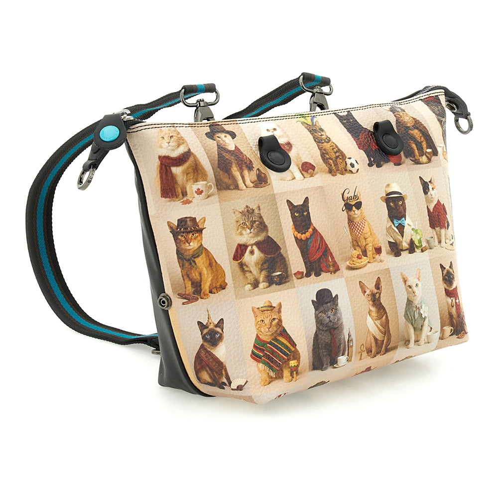 Borsa Gabs G3 PLUS Taglia M Worldwide Cats Beige