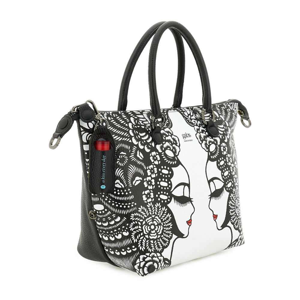 Borsa Gabs G3 PLUS Taglia M The Kiss Bag in vera pelle