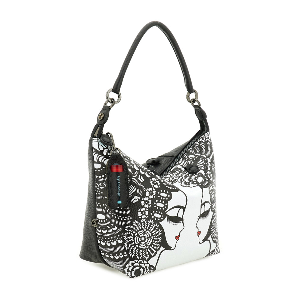 Borsa Gabs G3 PLUS Taglia M The Kiss Bag in vera pelle