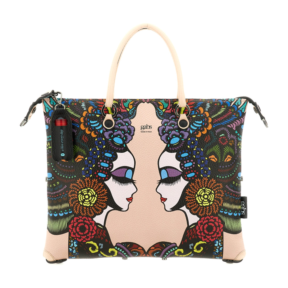 Borsa Gabs G3 PLUS Taglia M The Kiss Bag in vera pelle