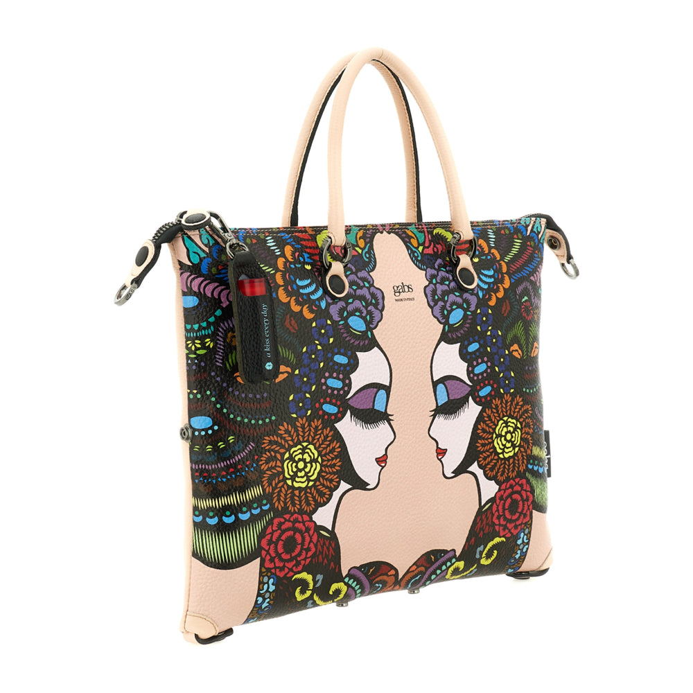 Borsa Gabs G3 PLUS Taglia M The Kiss Bag in vera pelle