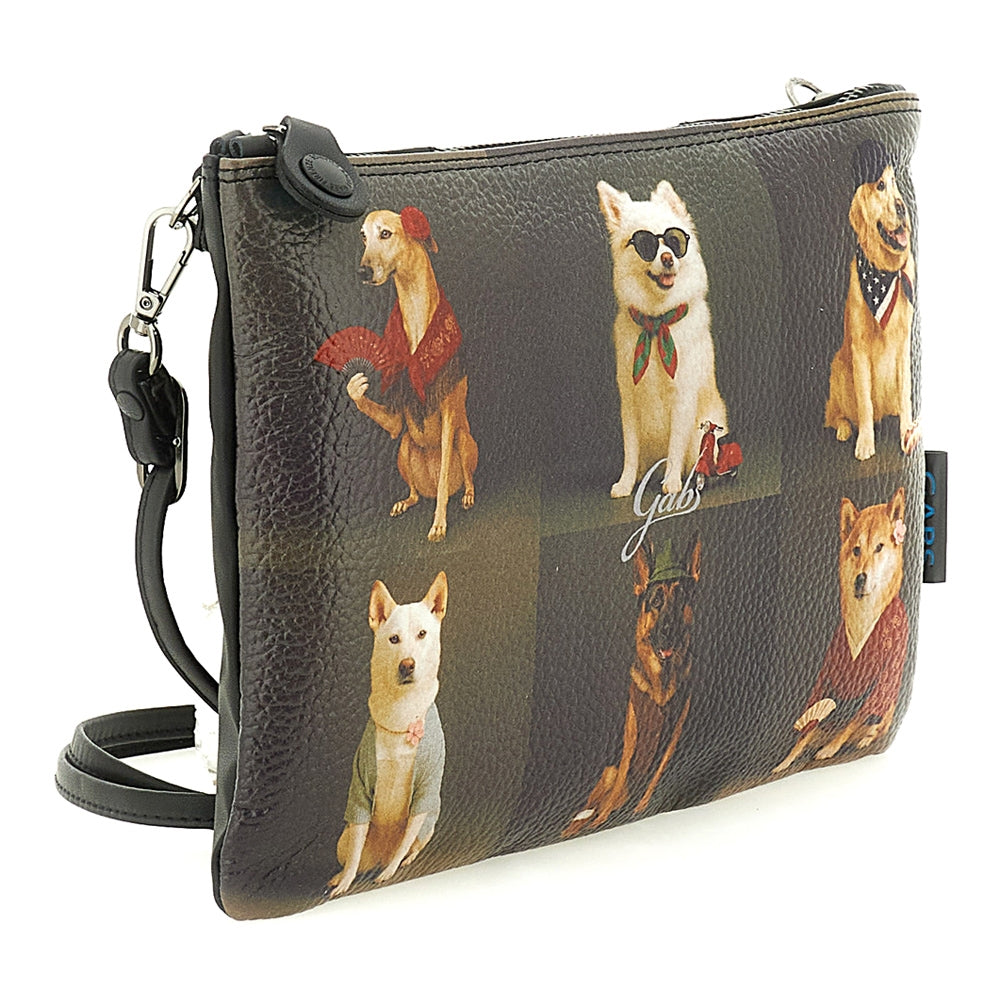 Borsa Gabs BEYONCE Taglia M PET LOVERS Worldwide Dogs Grey