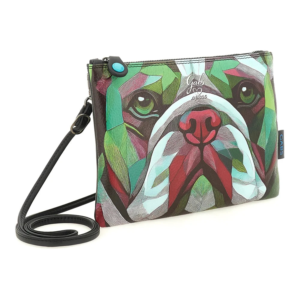 Borsa Gabs BEYONCE PET LOVERS Bulldog Taglia M in vera pelle