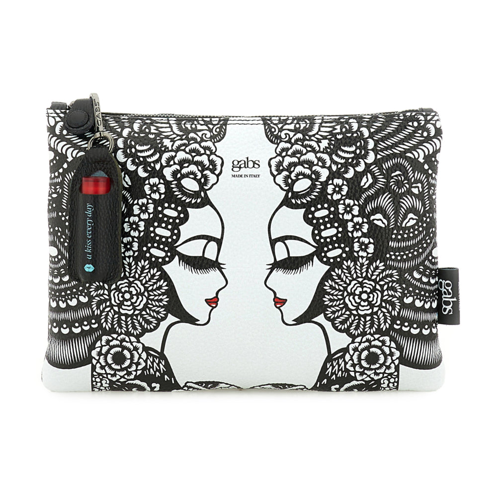 Borsa Gabs BEYONCE Taglia M The Kiss Bag in vera pelle