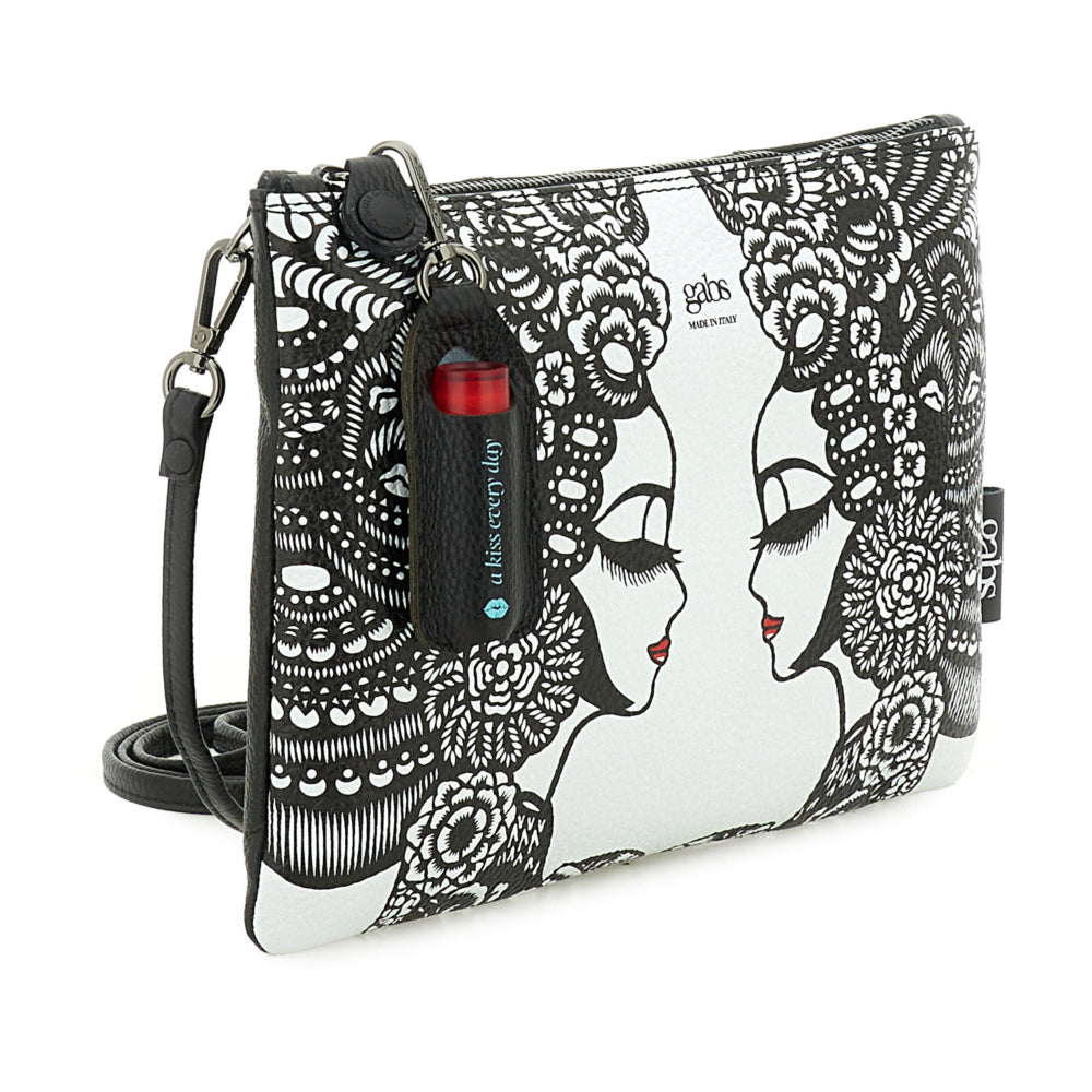 Borsa Gabs BEYONCE Taglia M The Kiss Bag in vera pelle
