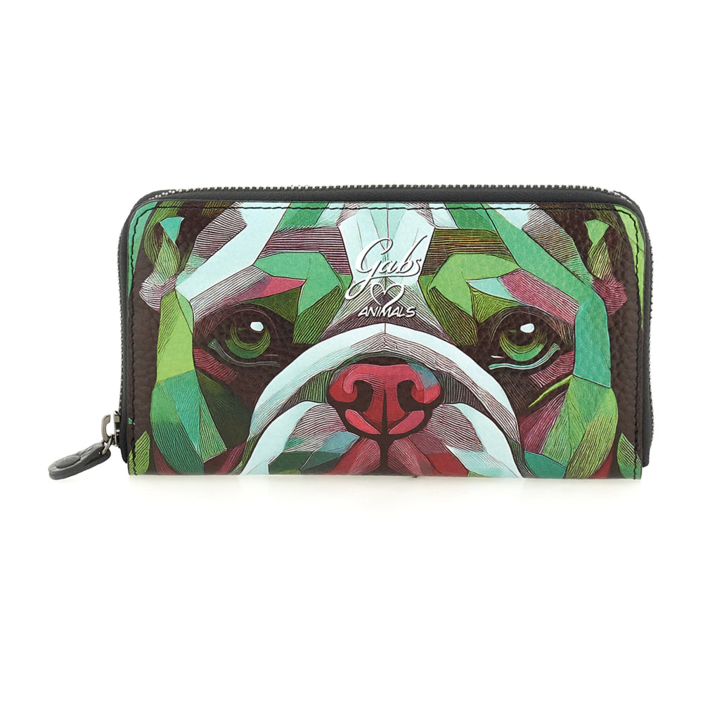 Portafoglio Gabs GMONEY17 Bulldog in vera pelle