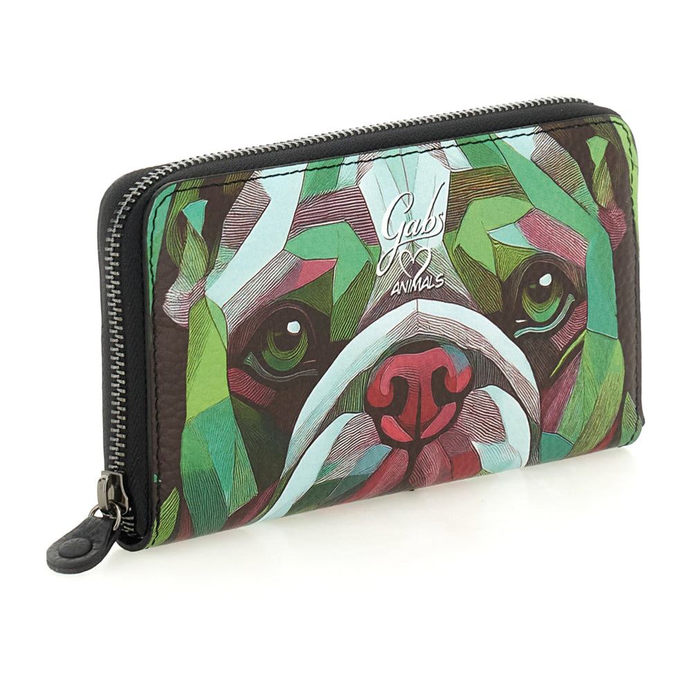 Portafoglio Gabs GMONEY17 Bulldog in vera pelle