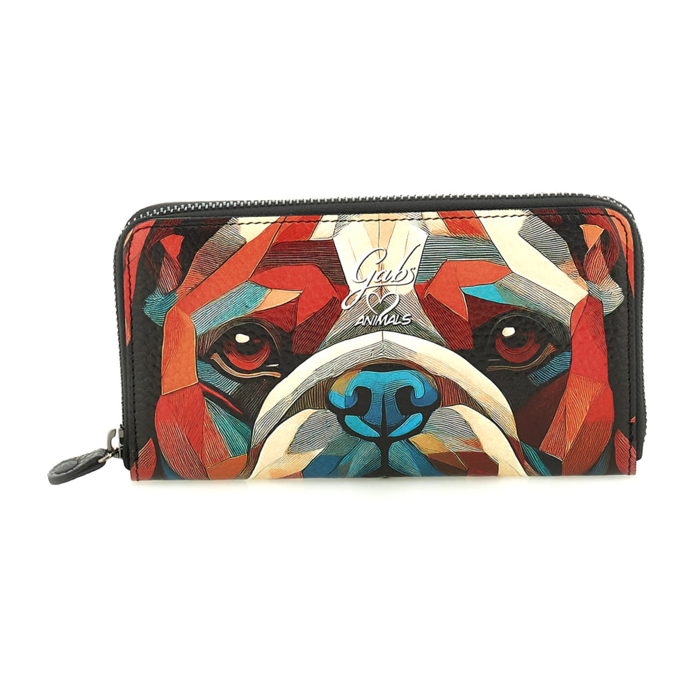 Portafoglio Gabs GMONEY17 Bulldog in vera pelle
