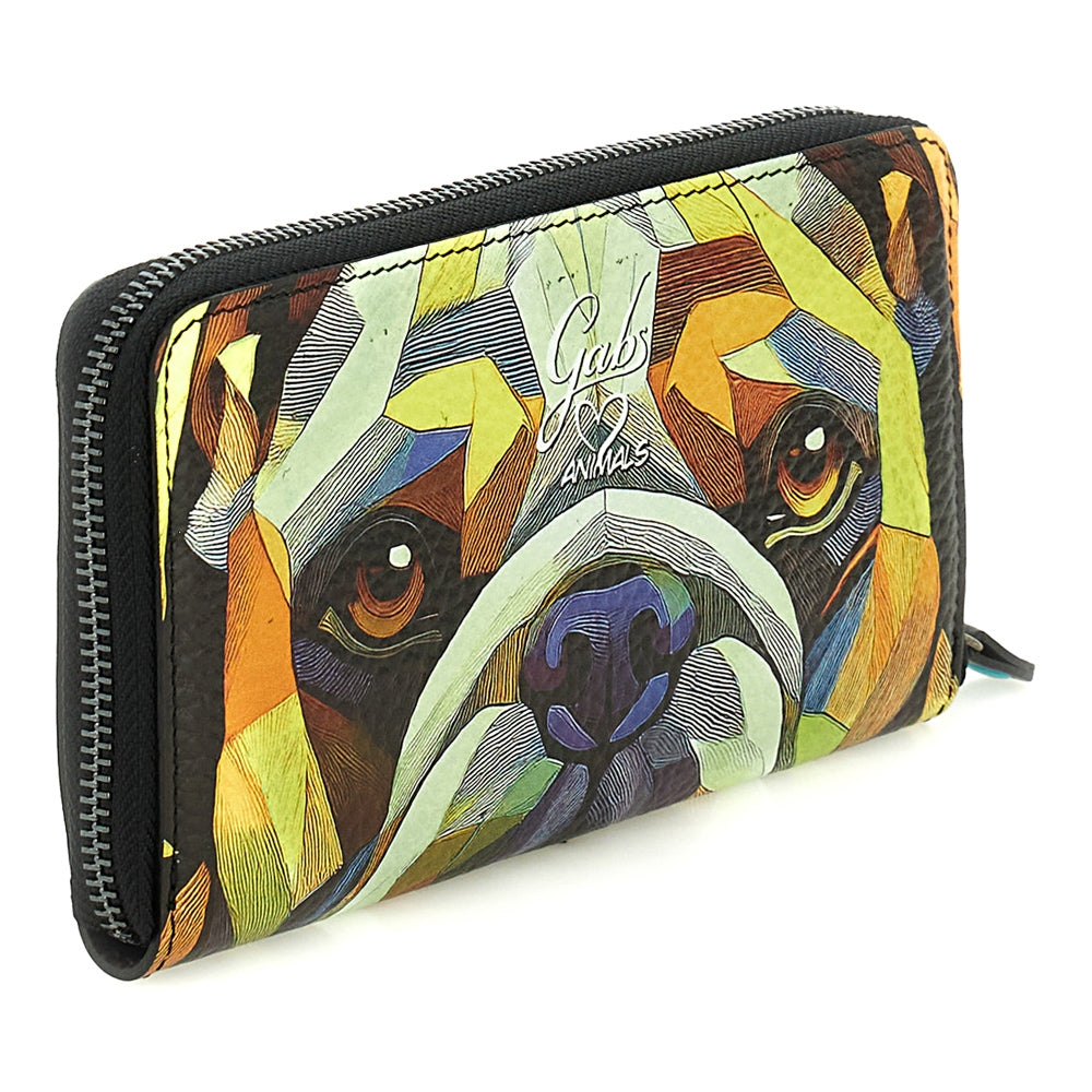 Portafoglio Gabs GMONEY17 Bulldog in vera pelle