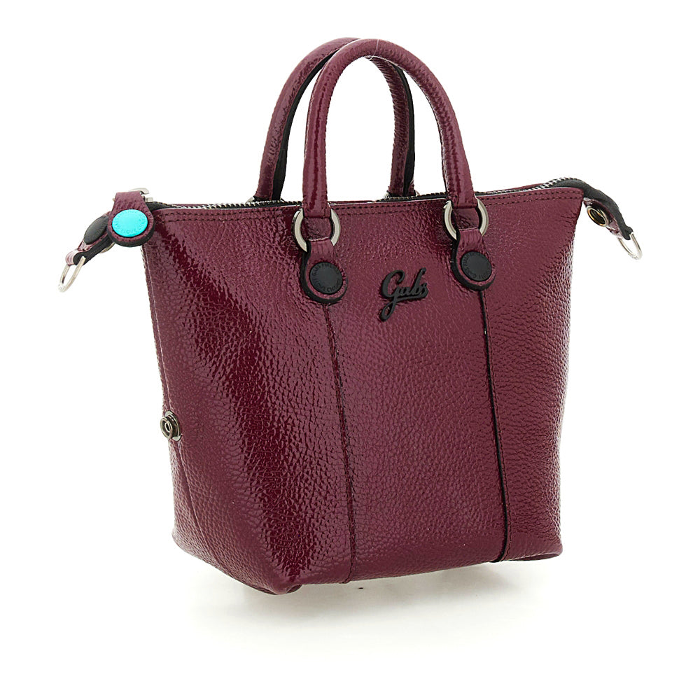 Borsa Gabs G3 MINI Taglia S lucida verniciata in vera pelle