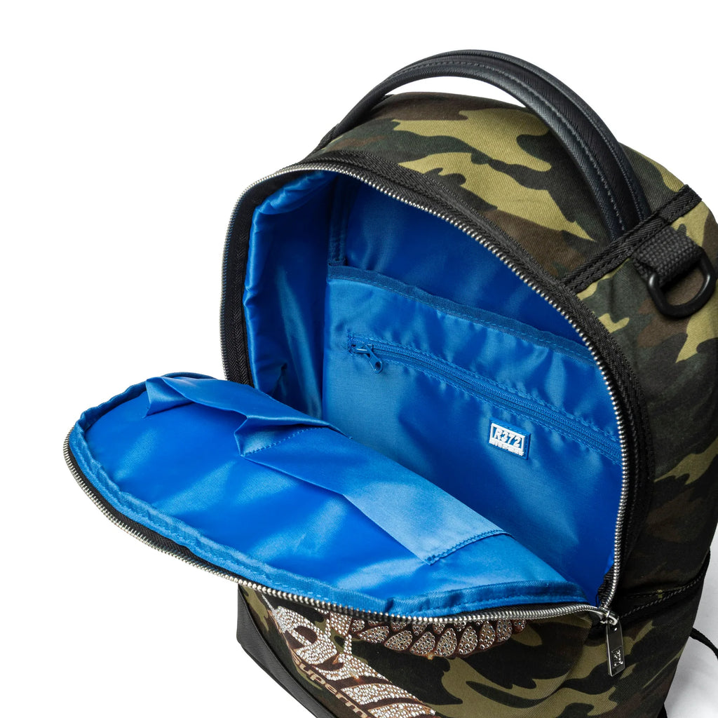 Zaino Grande Grillz Camo Collab. ArtSupermoney R372 Edizione Limitata