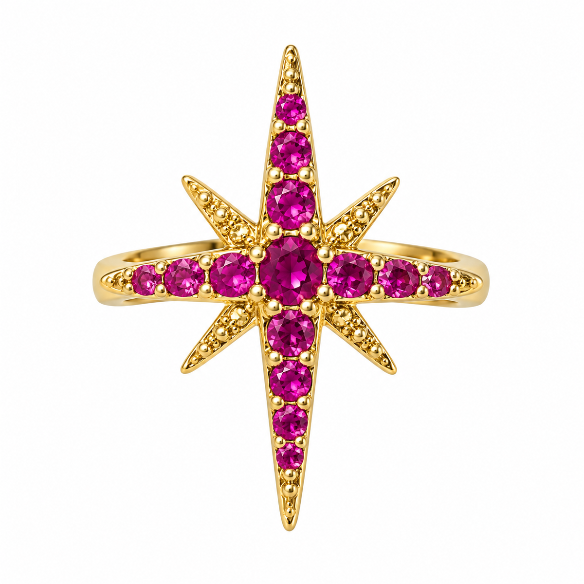 Ear Cuff mono Stella in Argento 925 Rodiato