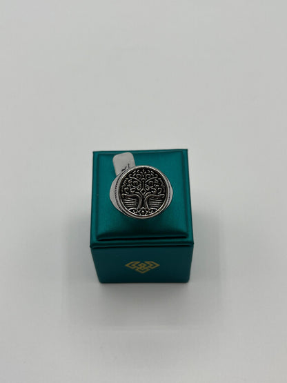 Anello uomo in acciaio inox - Albero della vita