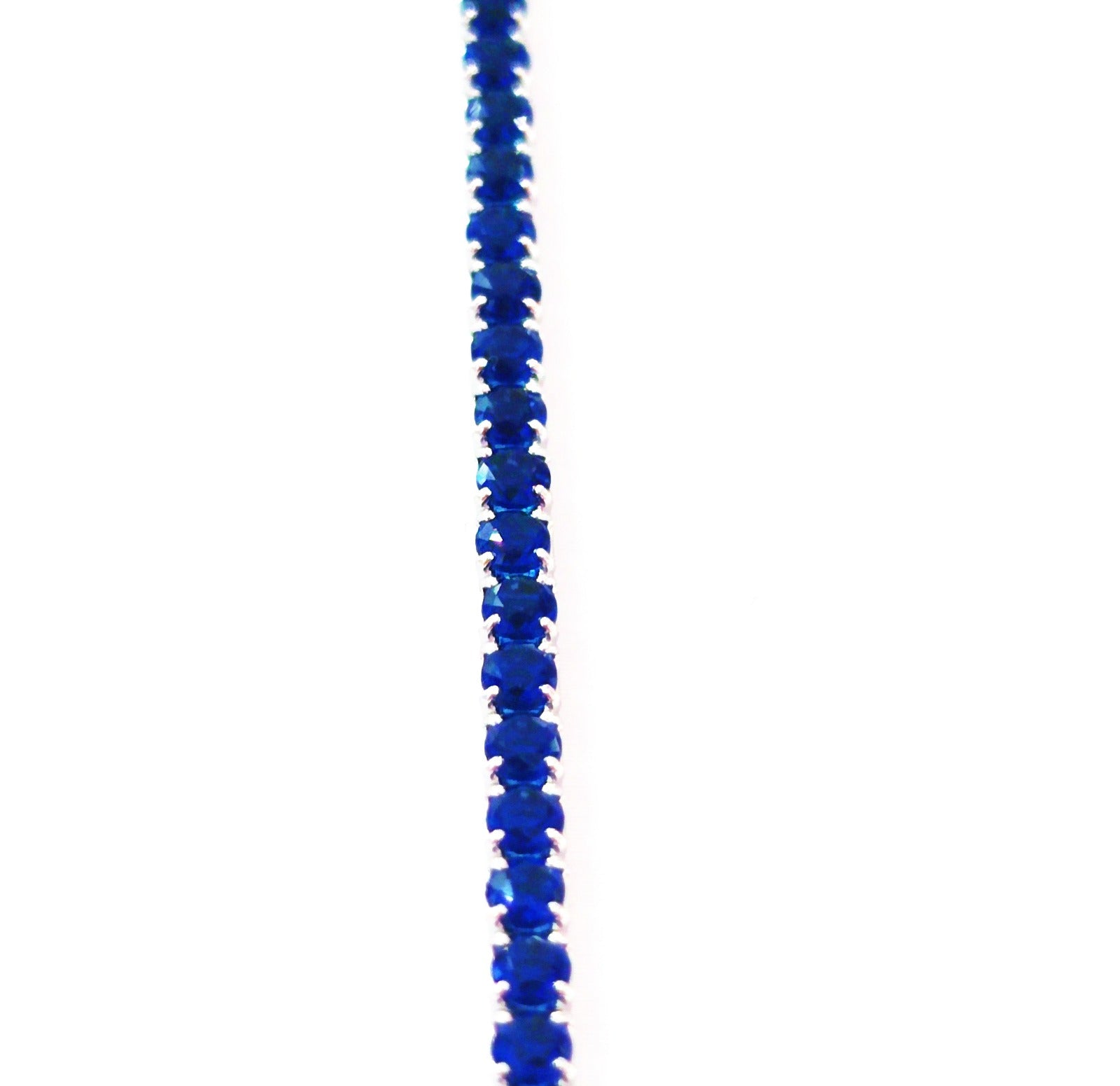 Bracciale tennis Blu in argento 925