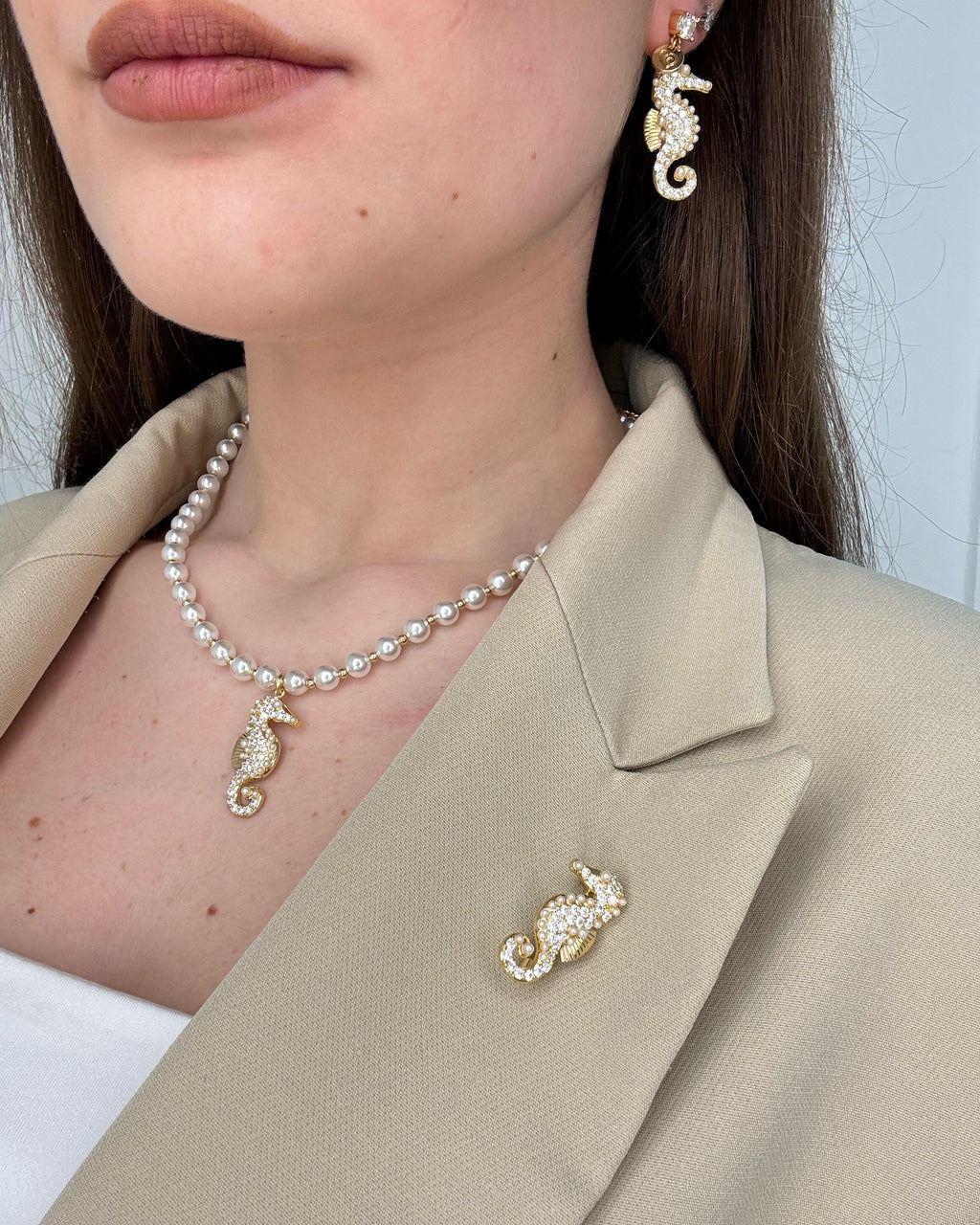 Collana Cavalluccio Marino