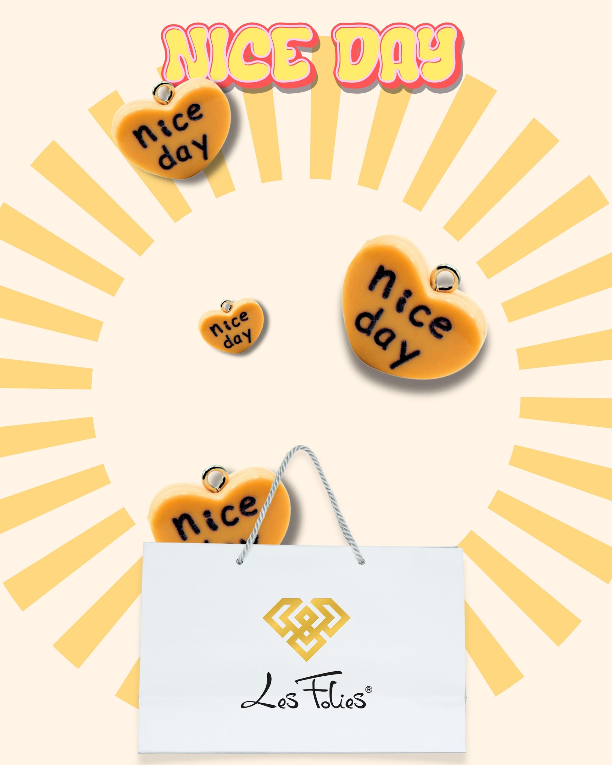 Charm Cuore "NICE DAY"