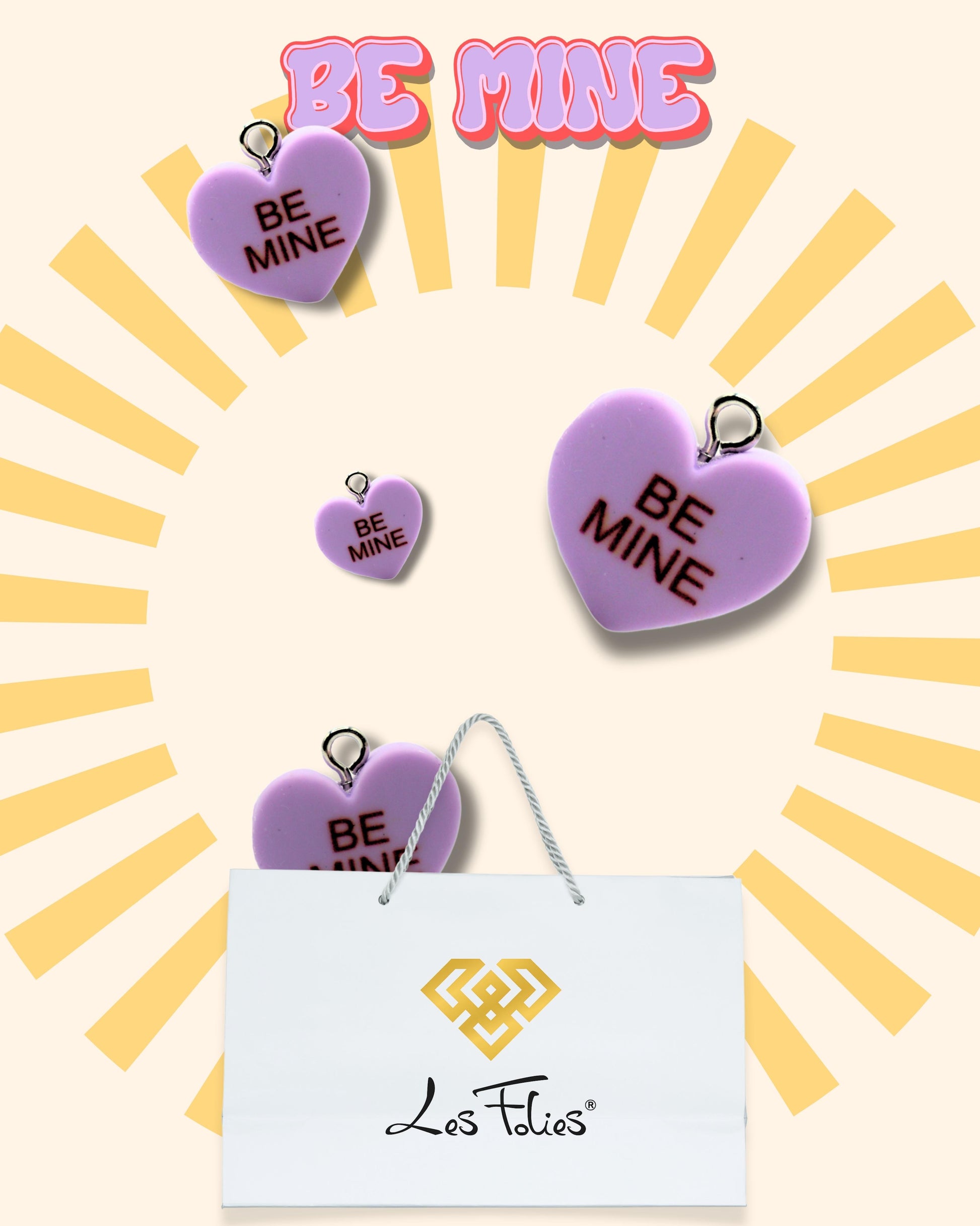 Charm Cuore "BE MINE"