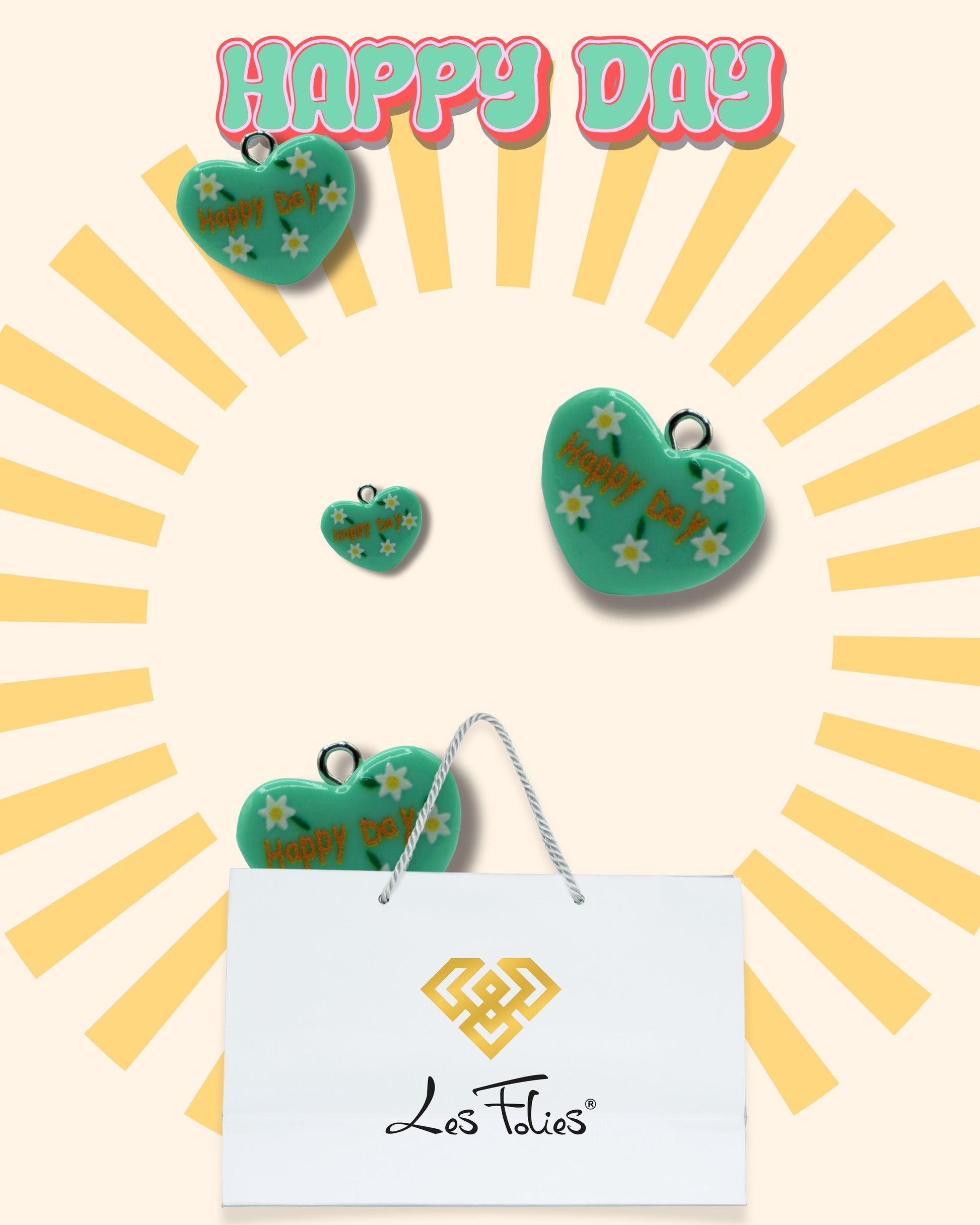 Charm Cuore "HAPPY DAY"