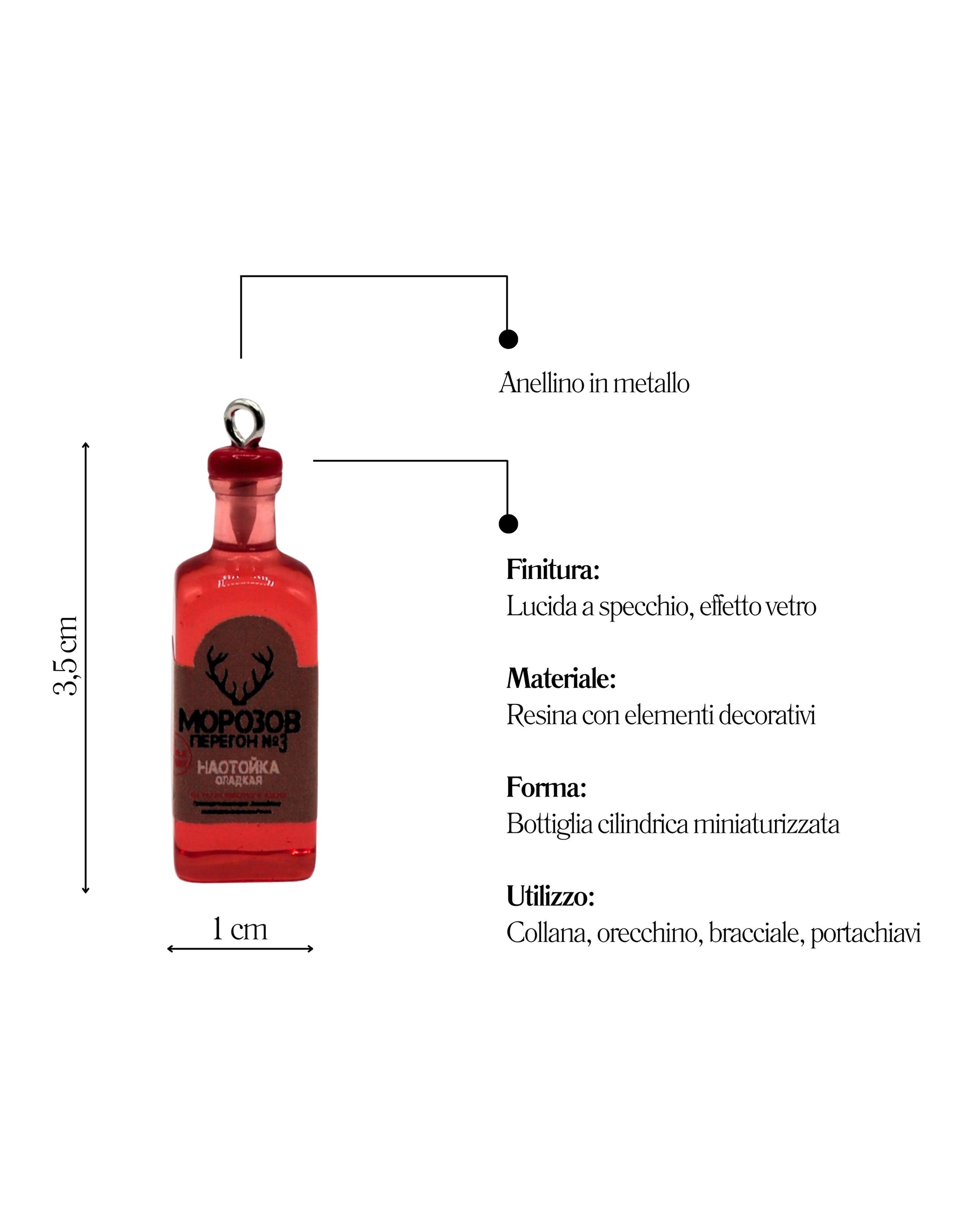 Charm Bottiglia "MOPO3OB"
