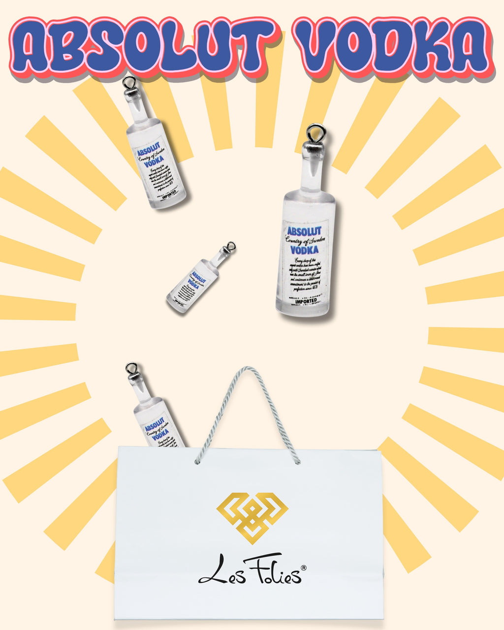 Charm Bottiglia "ABSOLUT VODKA"